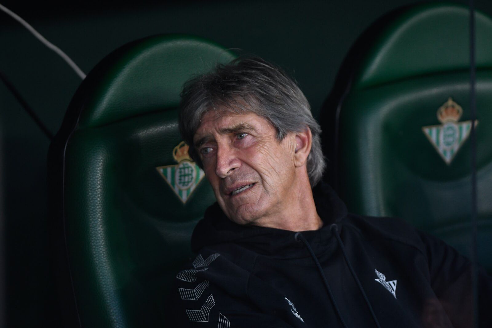Manuel Pellegrini, en el Betis-Valencia (Foto: Kiko Hurtado).