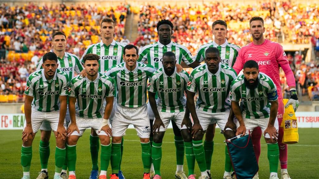Imagen del Real Betis durante la pretemporada del pasado año.