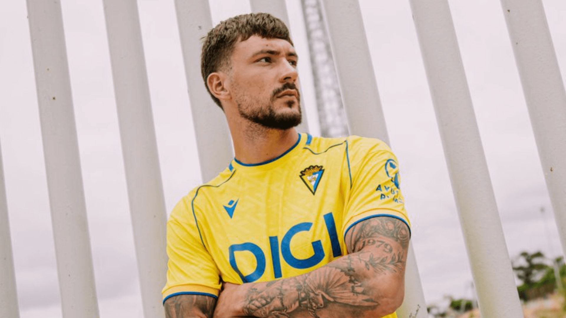 Bojan Kovacevic, en su presentación con el Cádiz.