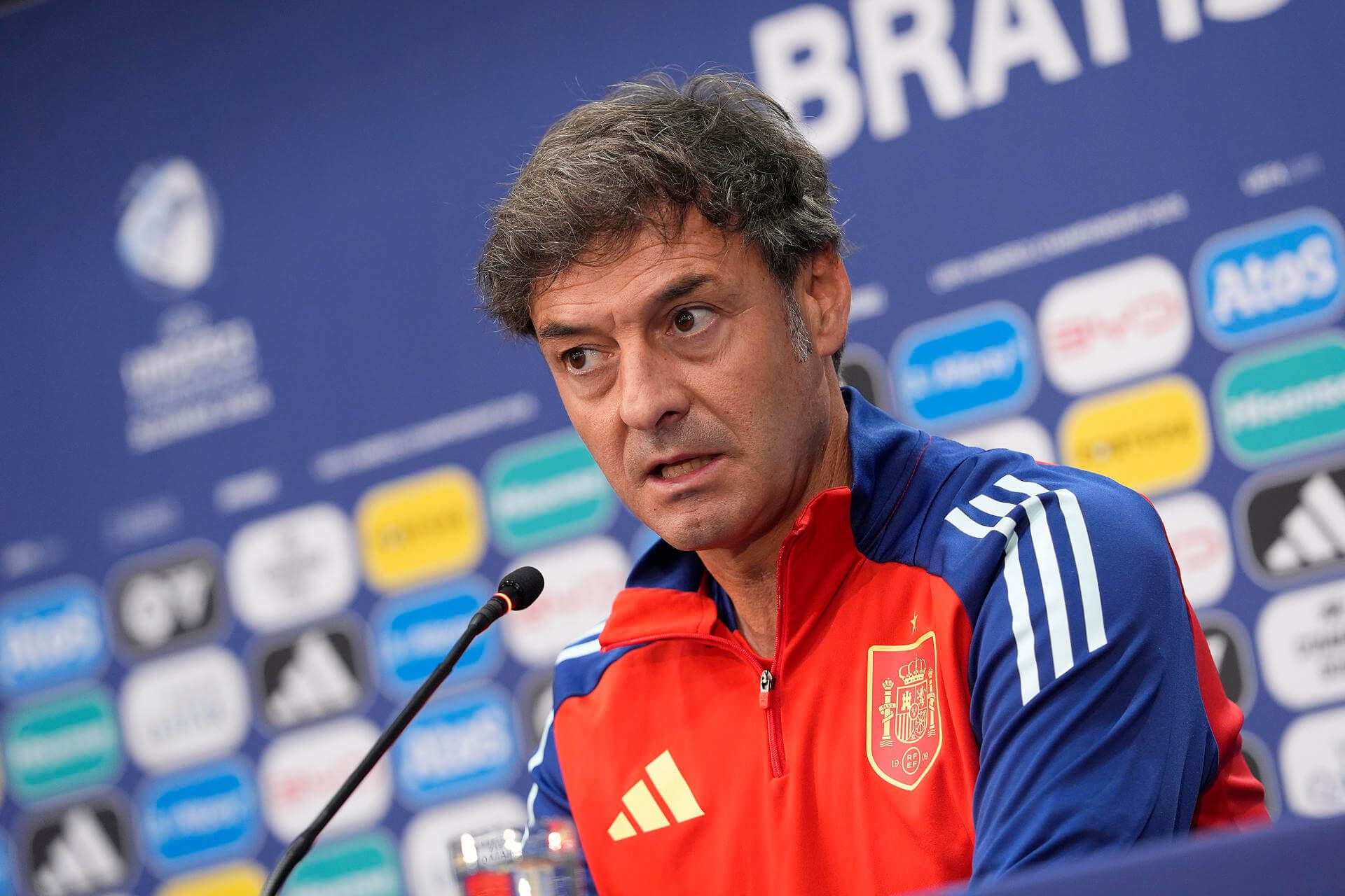  Santi Denia, en sala de prensa