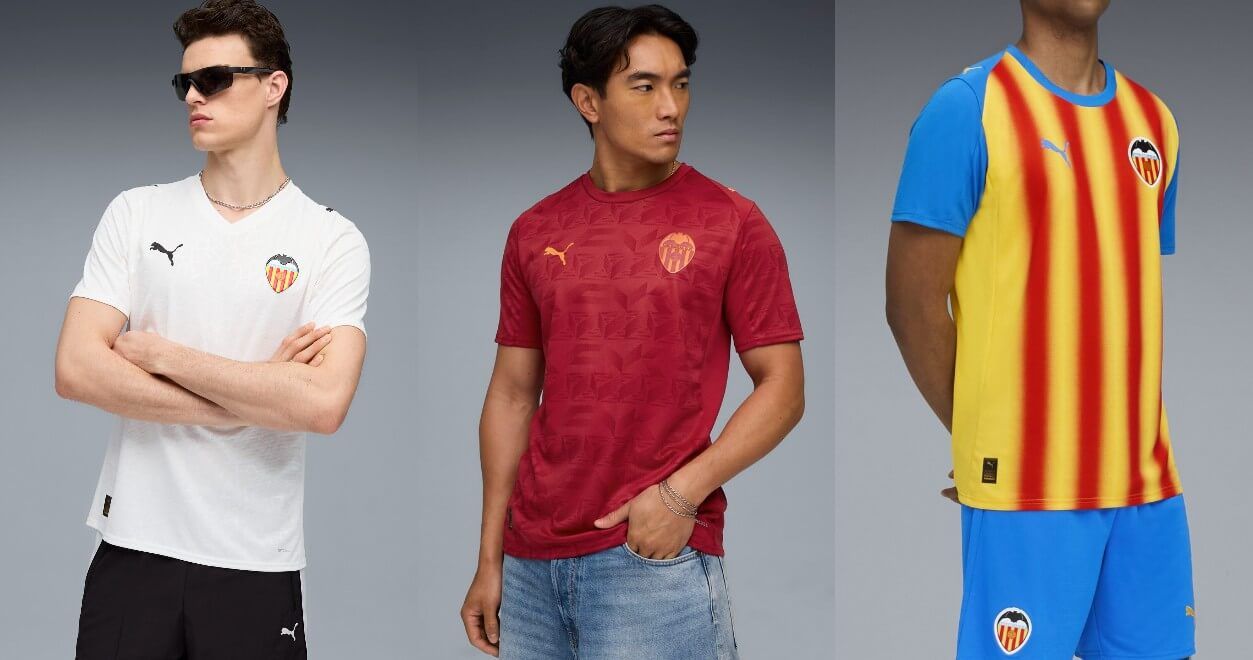  Camiseta Valencia CF 2025/26 homenaje a la Senyera