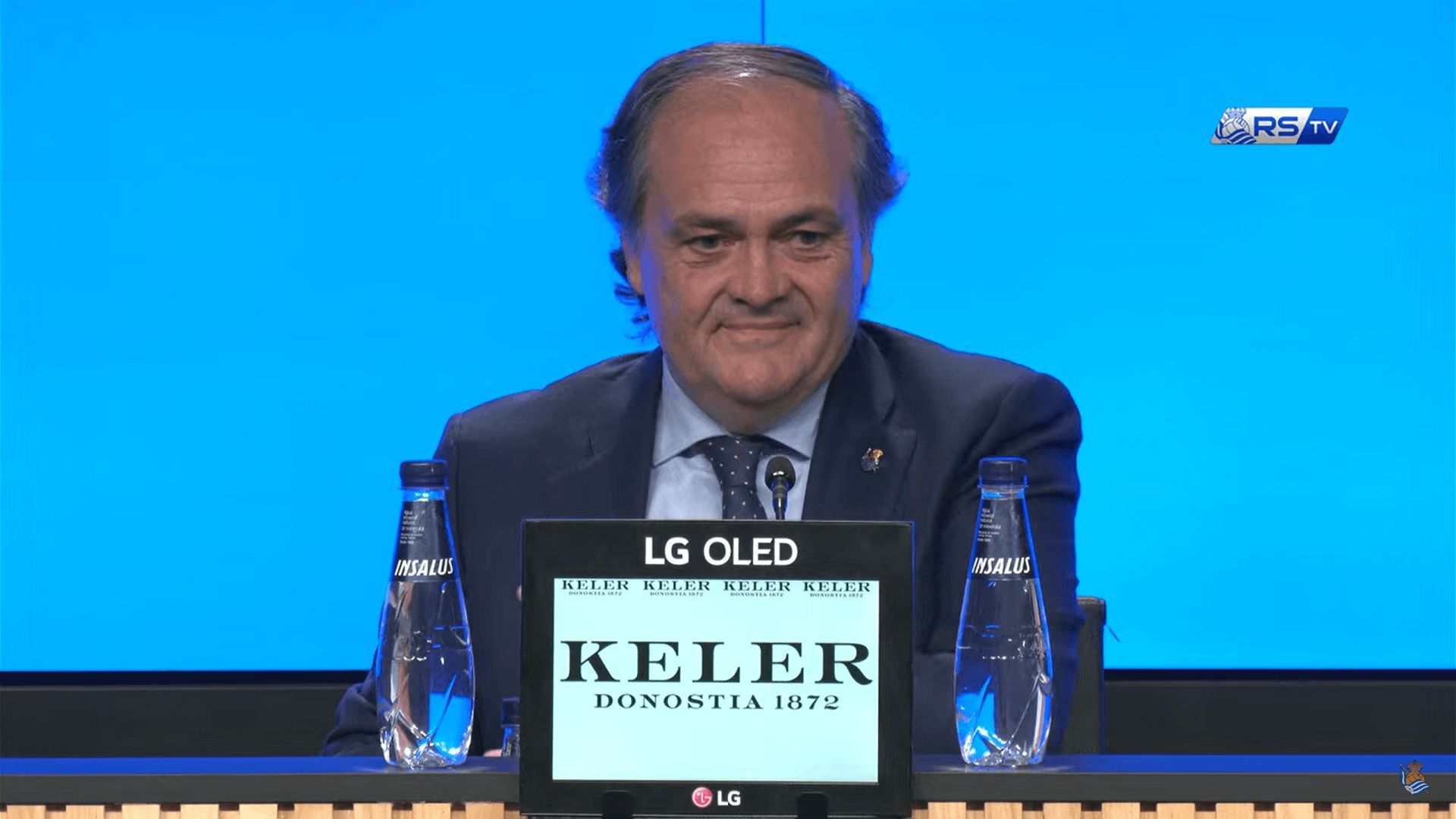 Jokin Aperribay en sala de prensa.