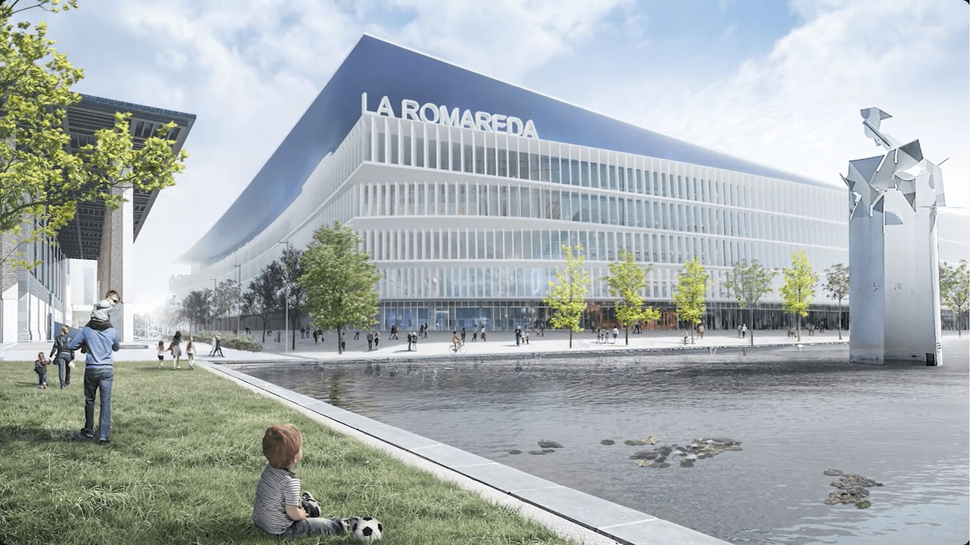 Proyecto de la nueva Romareda de Zaragoza.