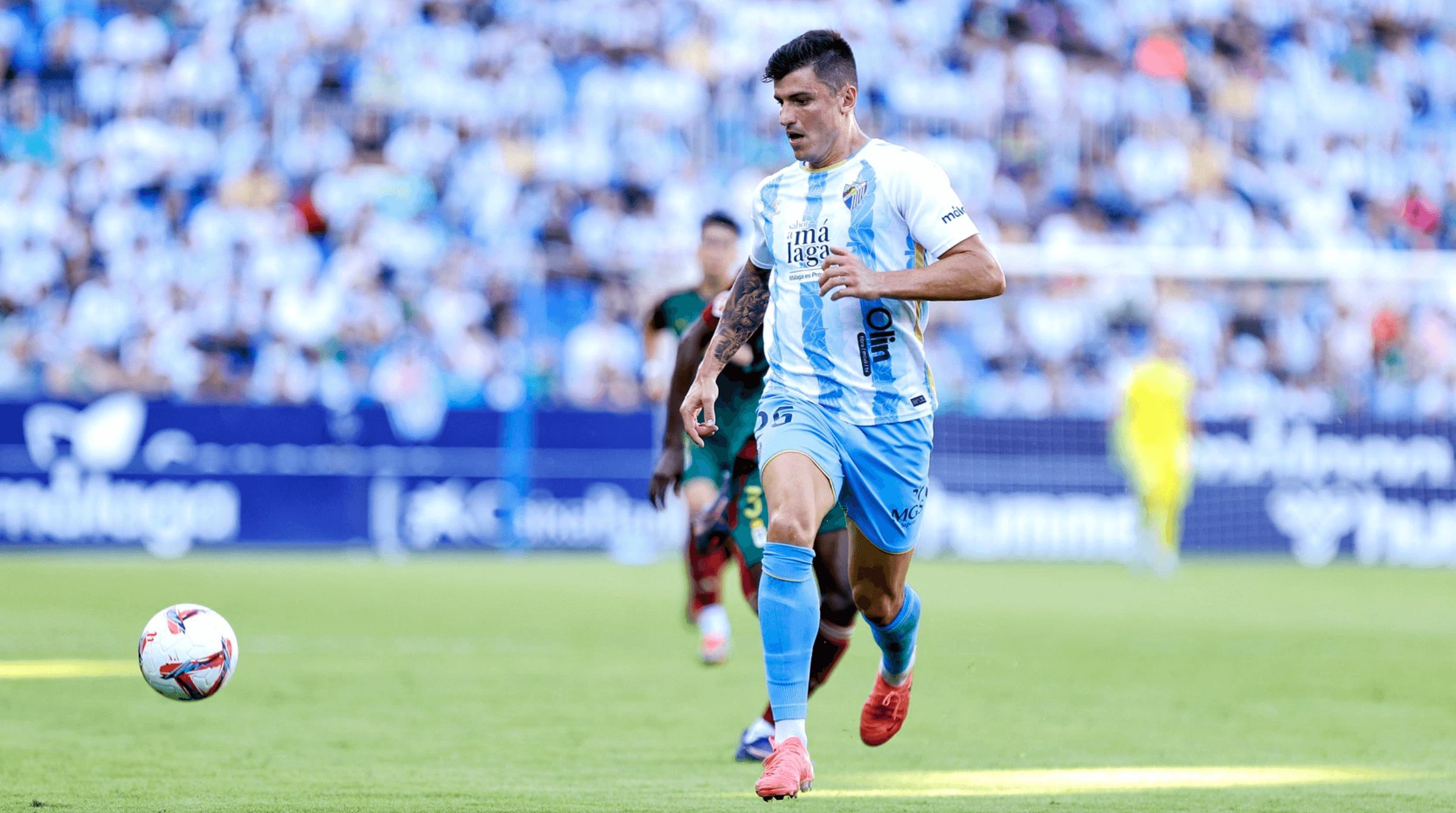 Sergio Castel, expulsado en Copa, no estará en La Rosaleda este sábado. (Foto: MCF)