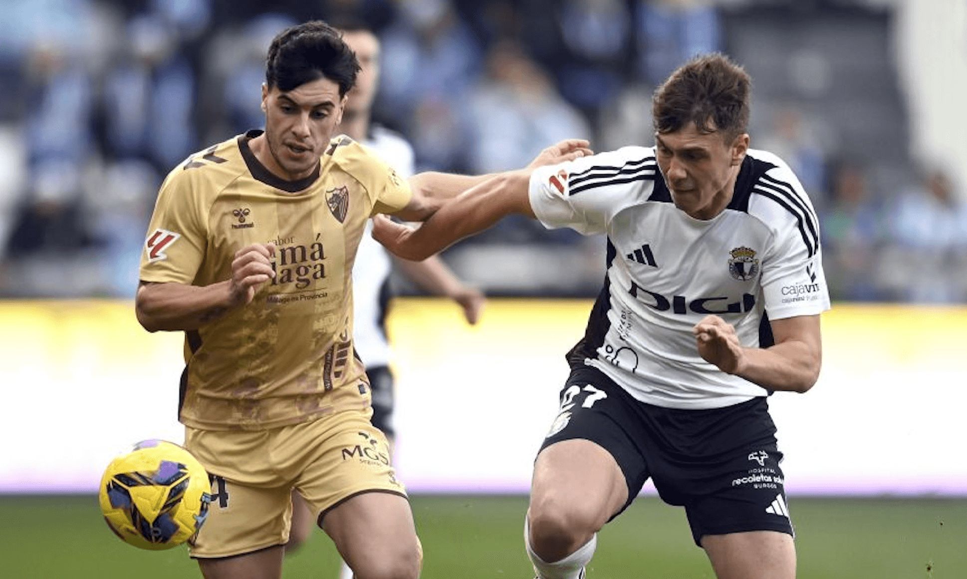  Acción del Burgos - Málaga en El Plantío.