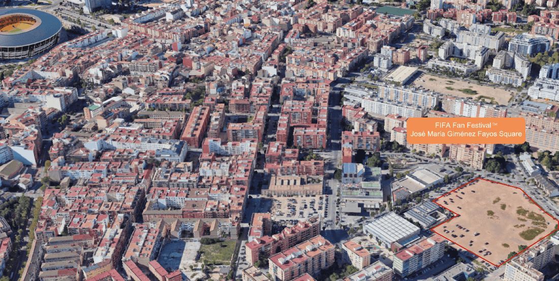  Zona FAN cerca del Nou Mestalla