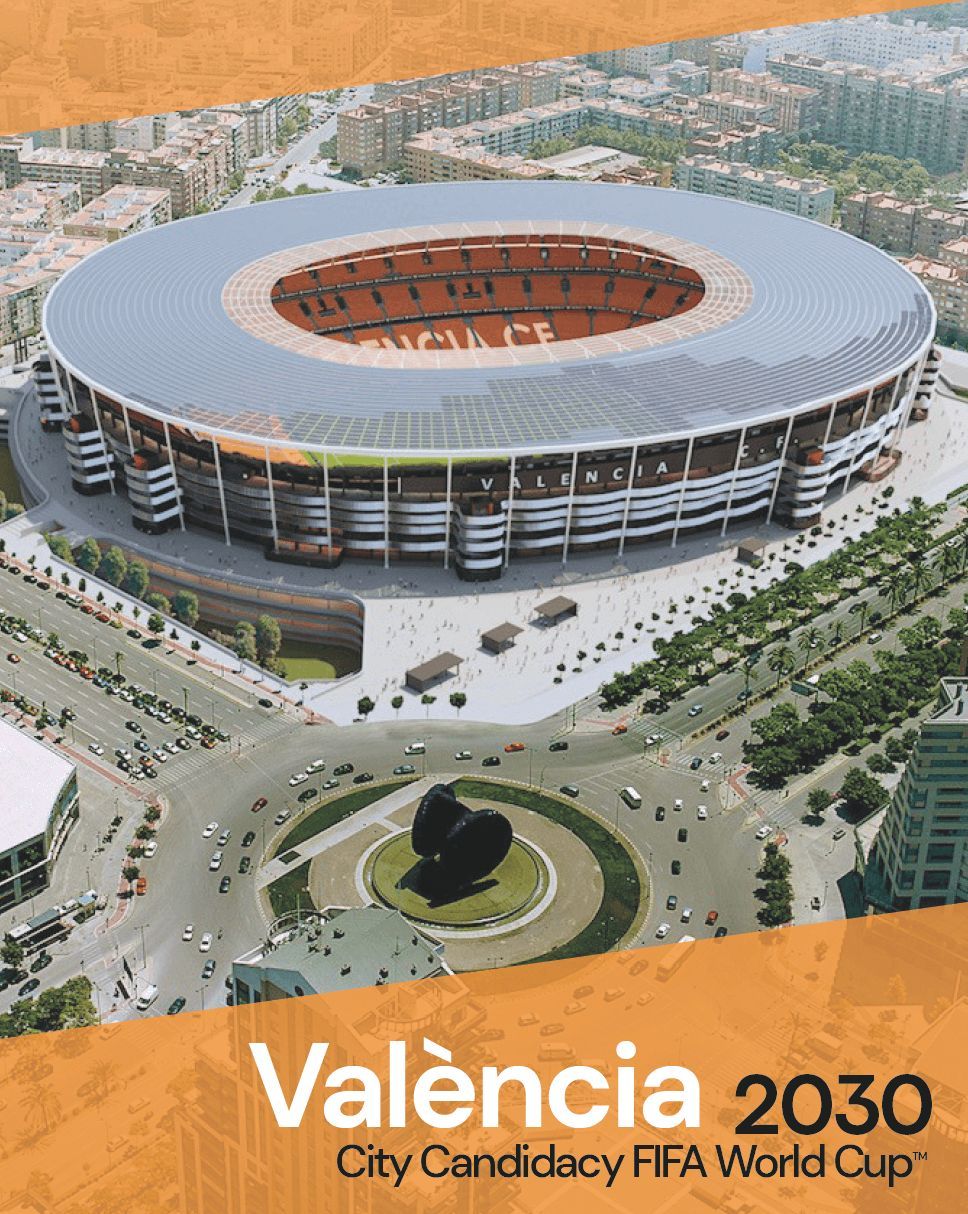 Bidbook de Valencia presentado a la FIFA para ser sede del Mundial 2030