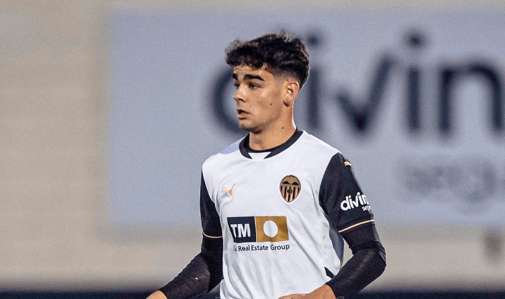 Andrés Caro, jugador del VCF Mestalla
