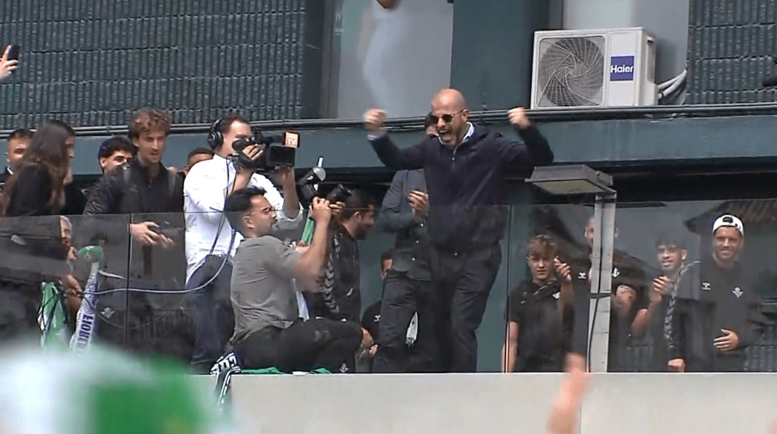 Manu Fajardo, en la celebración.