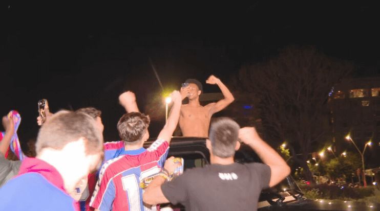 Imagen de la celebración del FC Barcelona de LALIGA