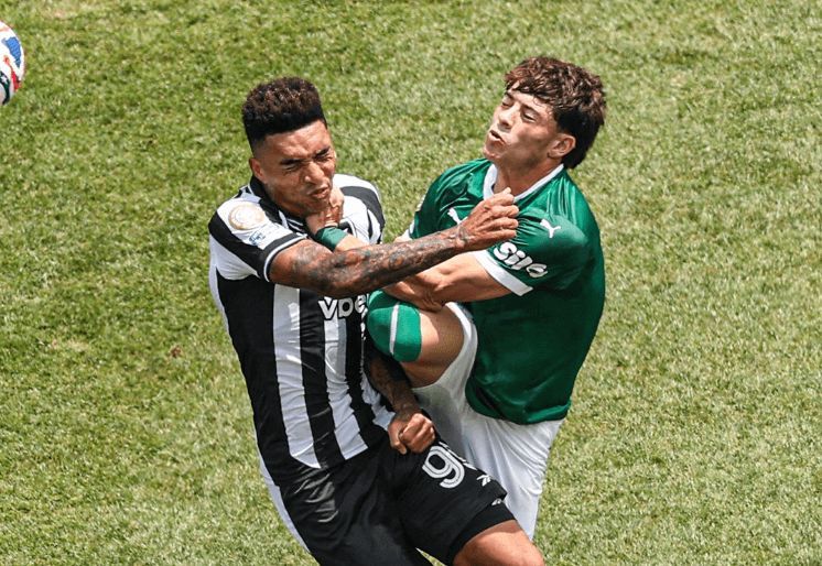  Acción del Palmeiras - Botafogo del Mundial de Clubes