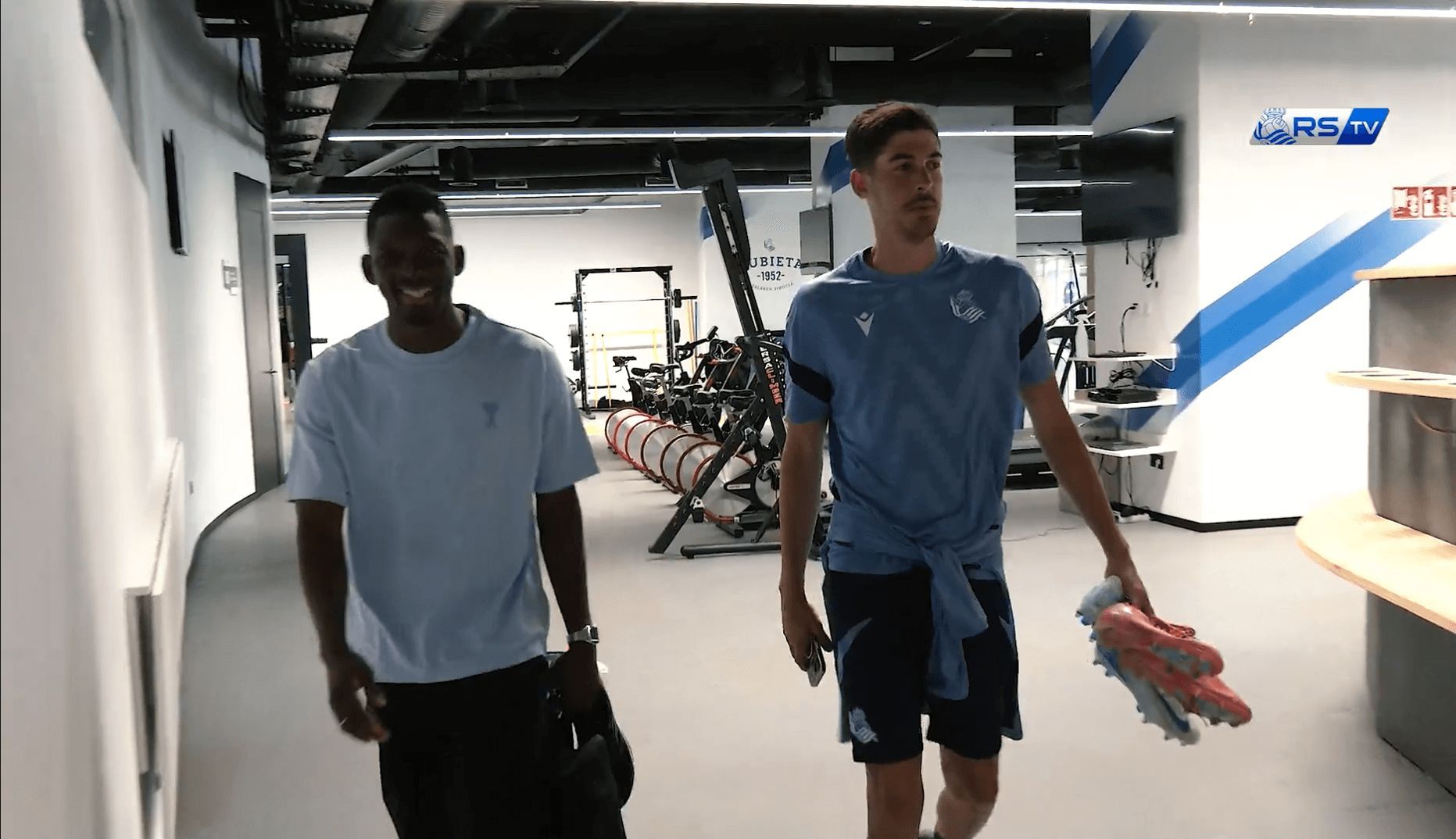  Sheraldo Becker y Carlos Fernández, en pretemporada.