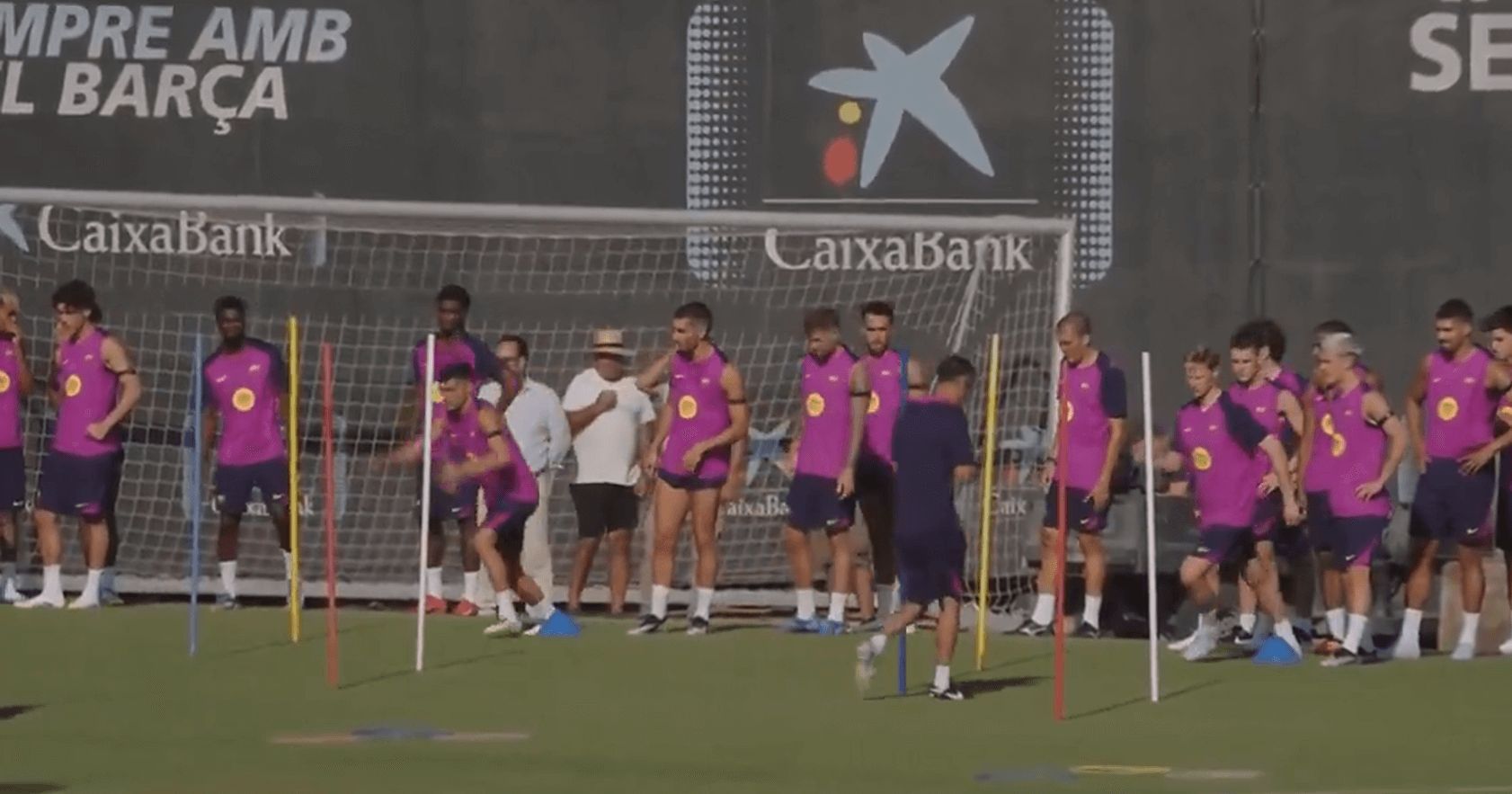  Primer entrenamiento del FC Barcelona