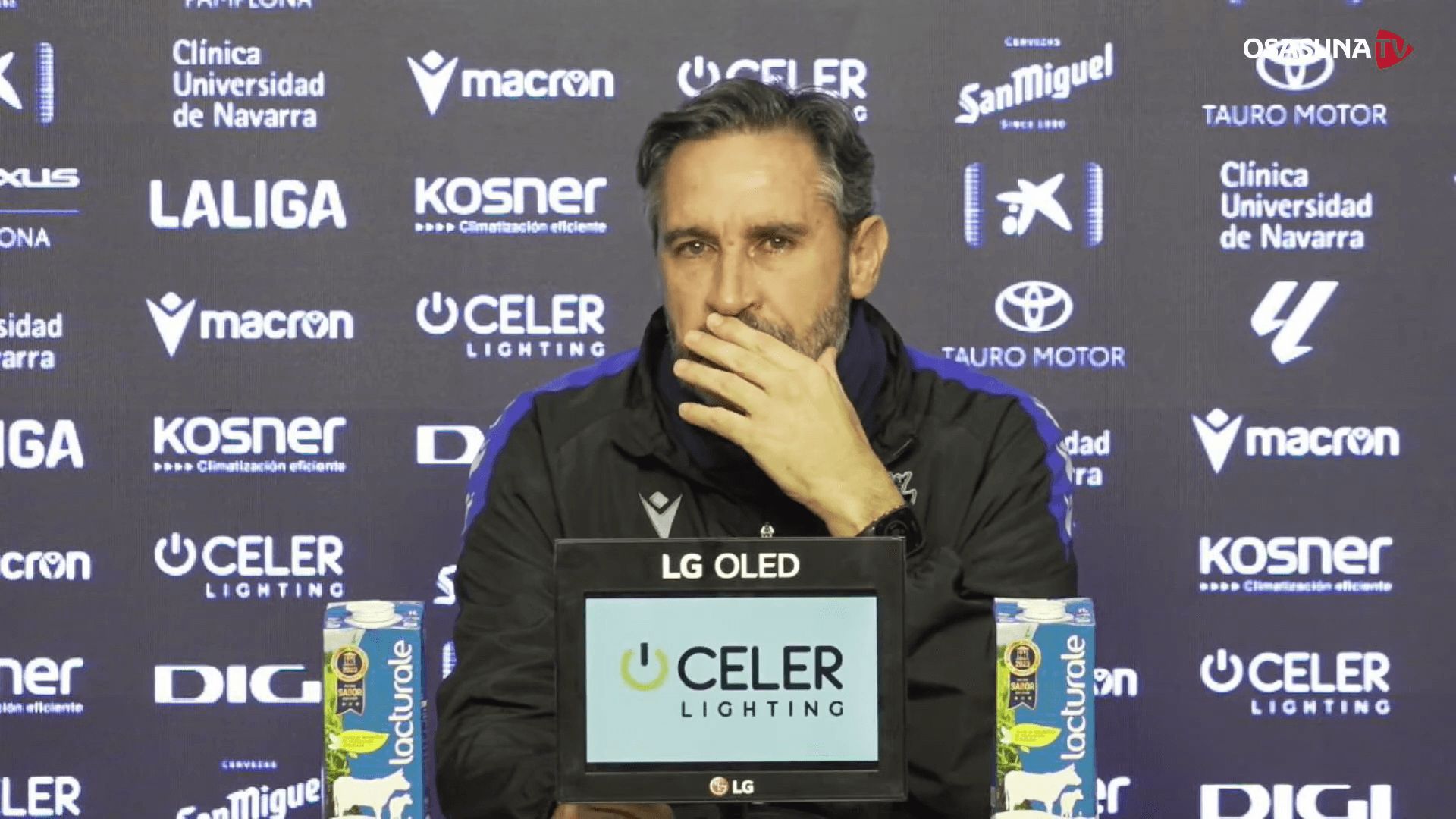  Vicente Moreno, entrenador de Osasuna (FOTO: CA Osasuna).