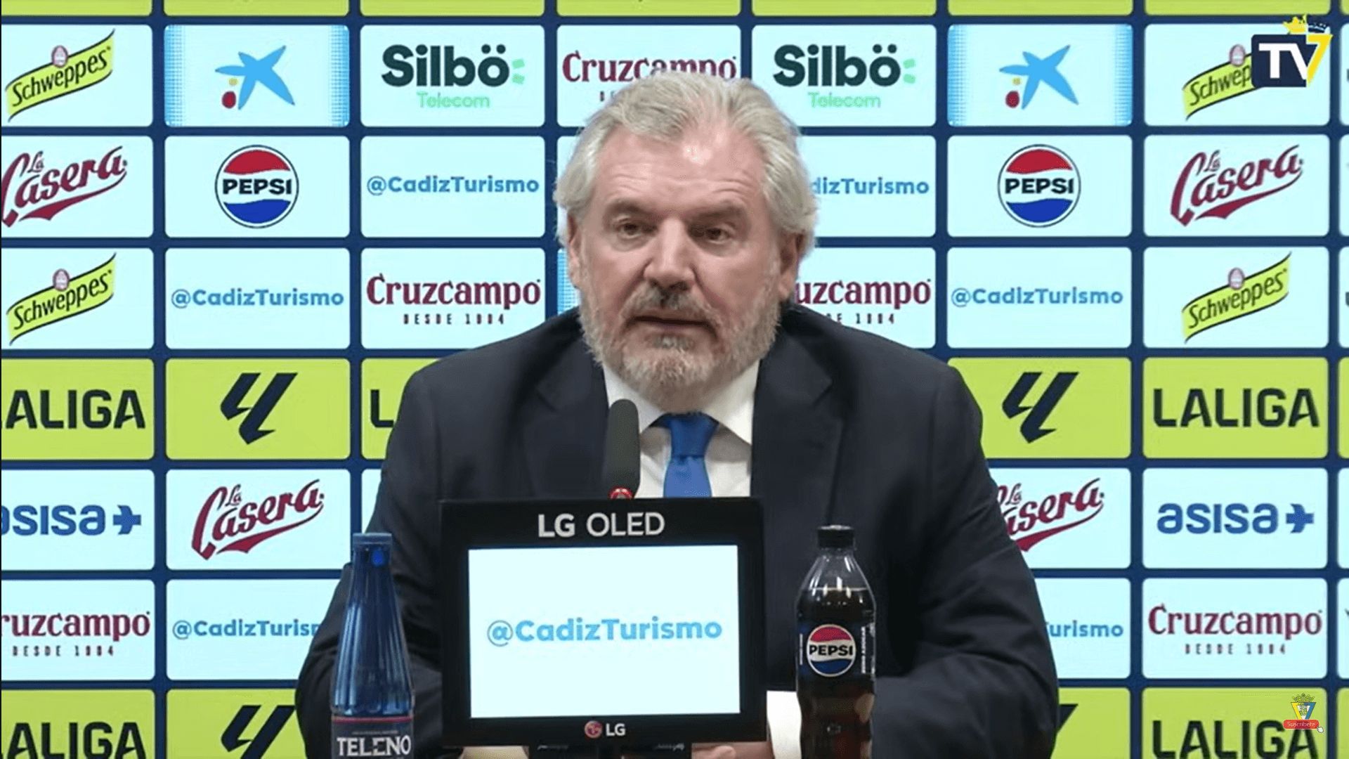 Manuel Vizcaíno, en rueda de prensa.