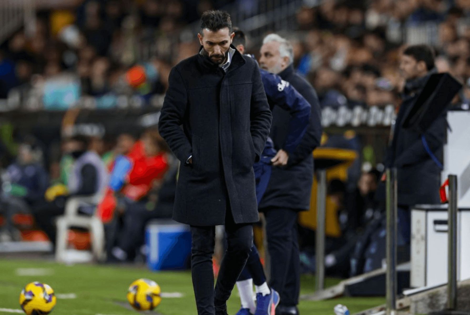 Carlos Corberán, ante la Real Sociedad (Foto: LALIGA).