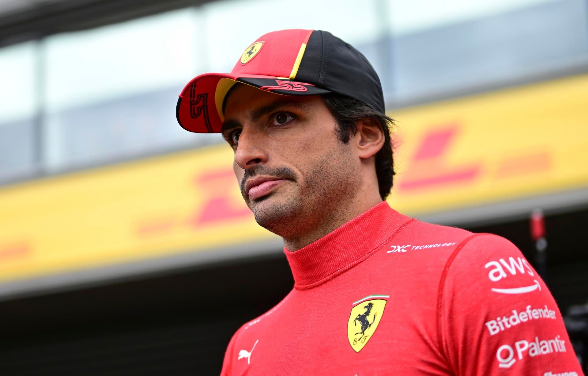  Carlos Sainz, antes del GP Bélgica.