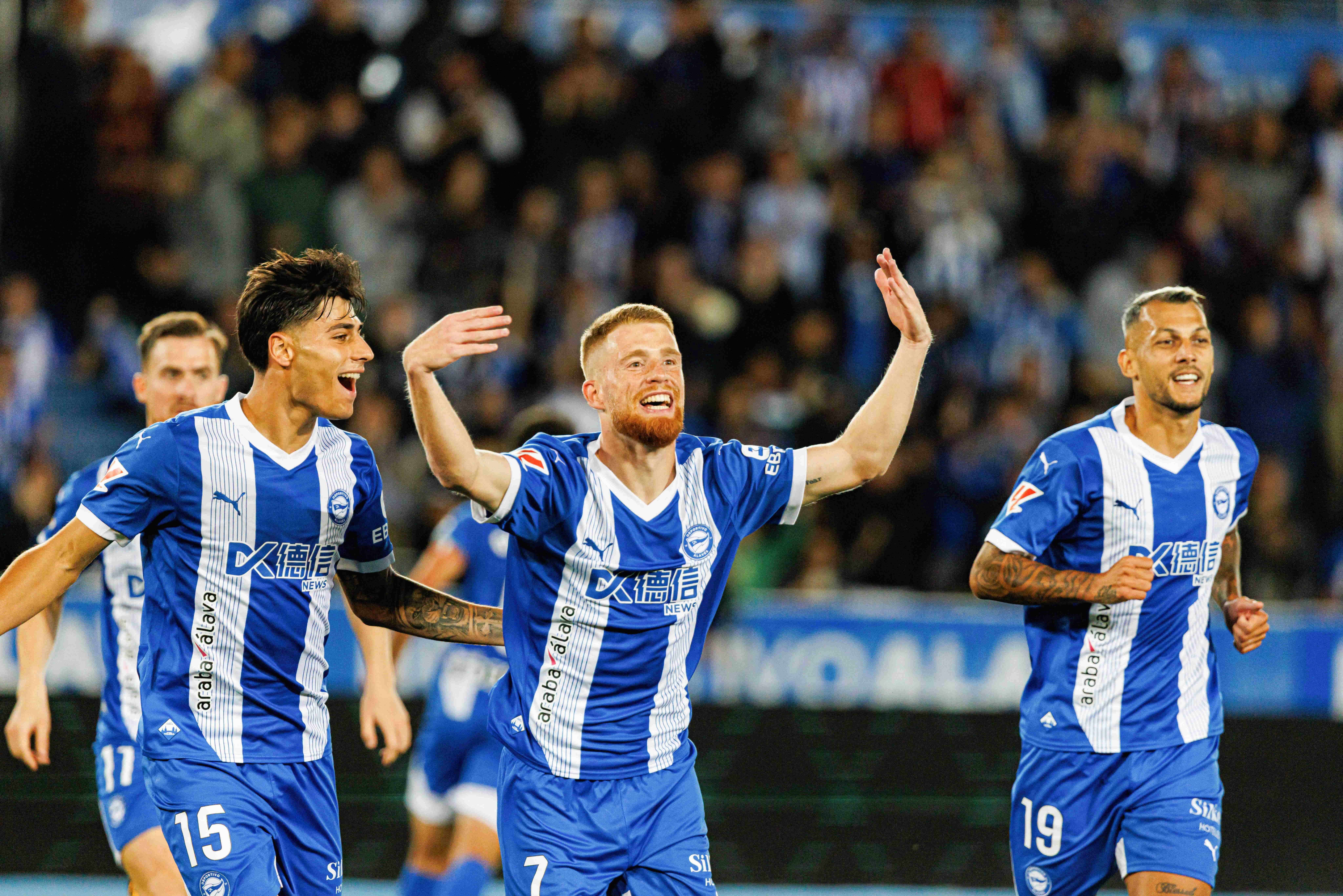 Carlos Vicente, con el Deportivo Alavés.