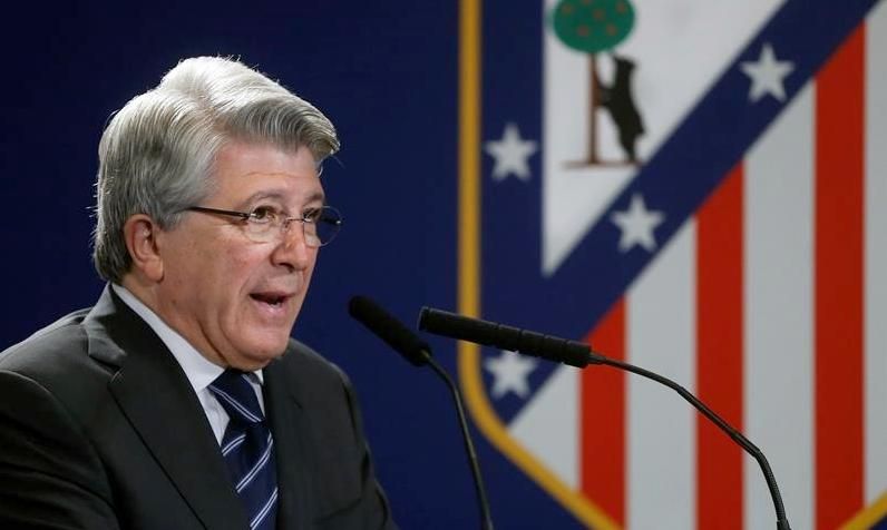  Enrique Cerezo, durante un acto público.