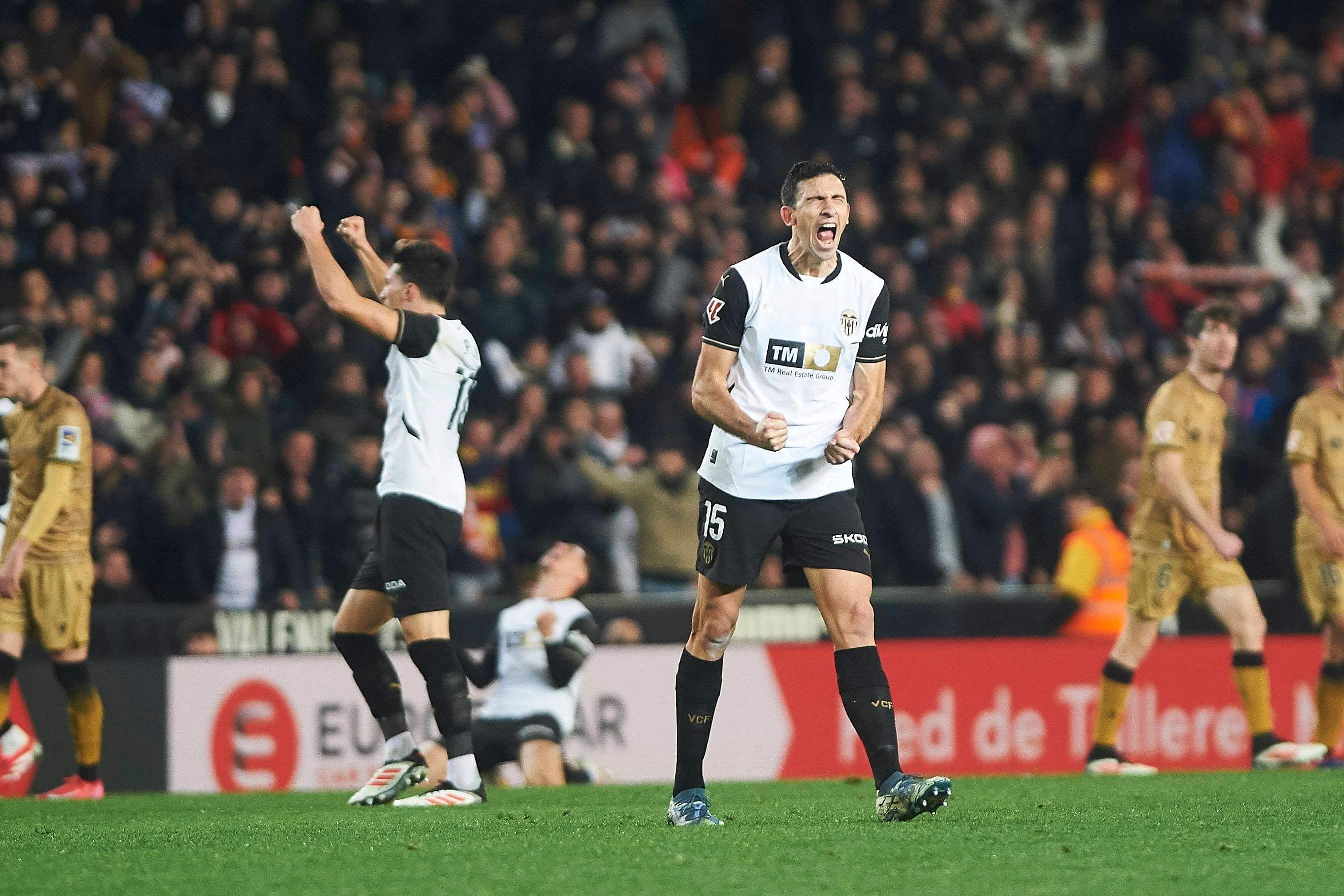  César Tárrega, ante la Real Sociedad.