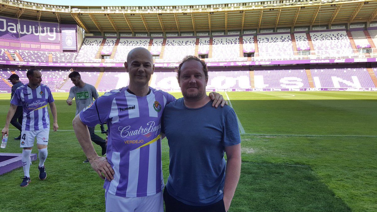  Cifu, de Celtas Cortos, en el Estadio José Zorrilla.