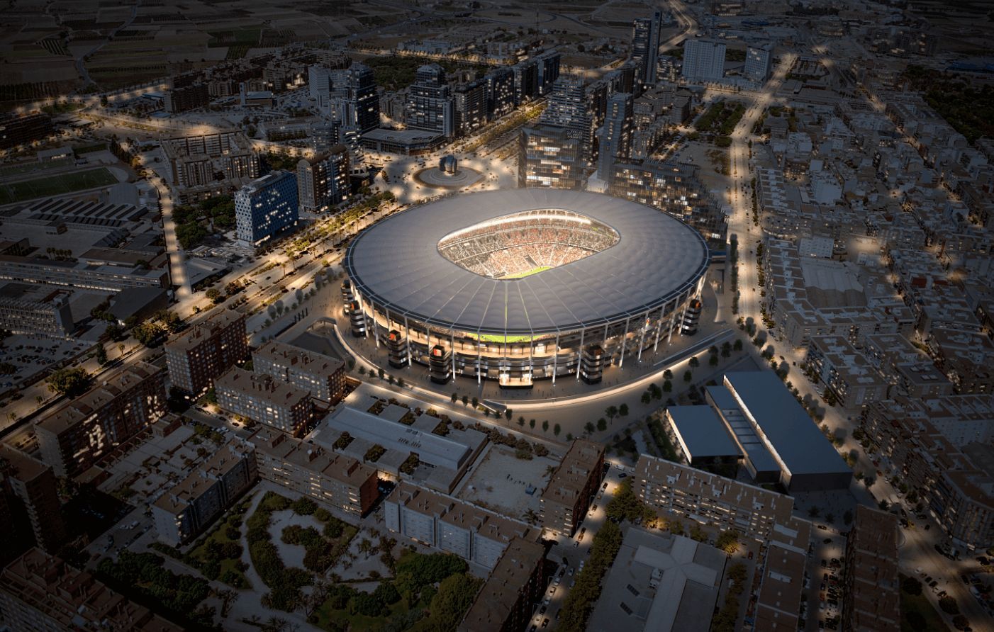 Con el préstamo de Goldman Sachs se financiará el Nou Mestalla