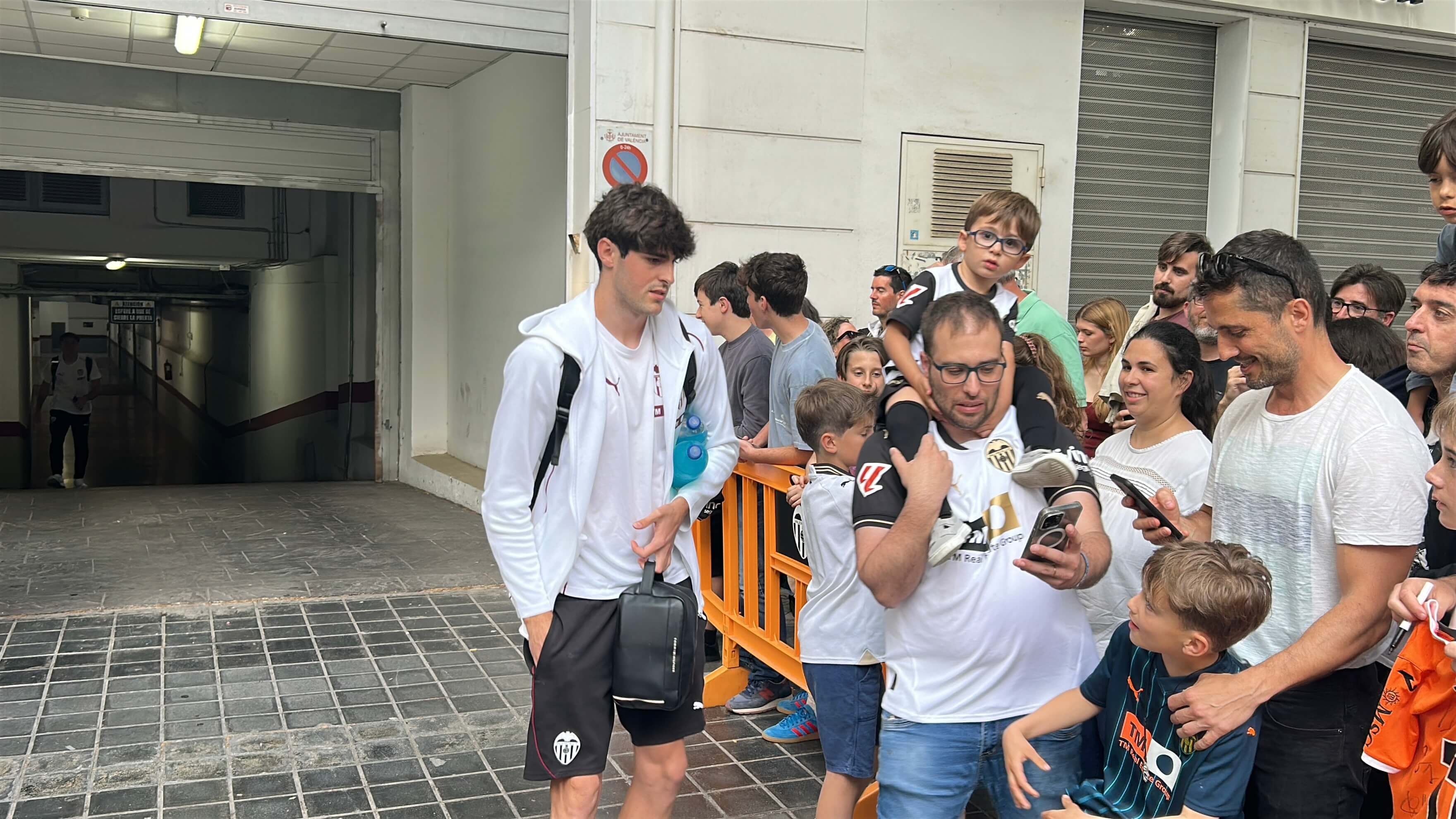 Concentración del Valencia CF