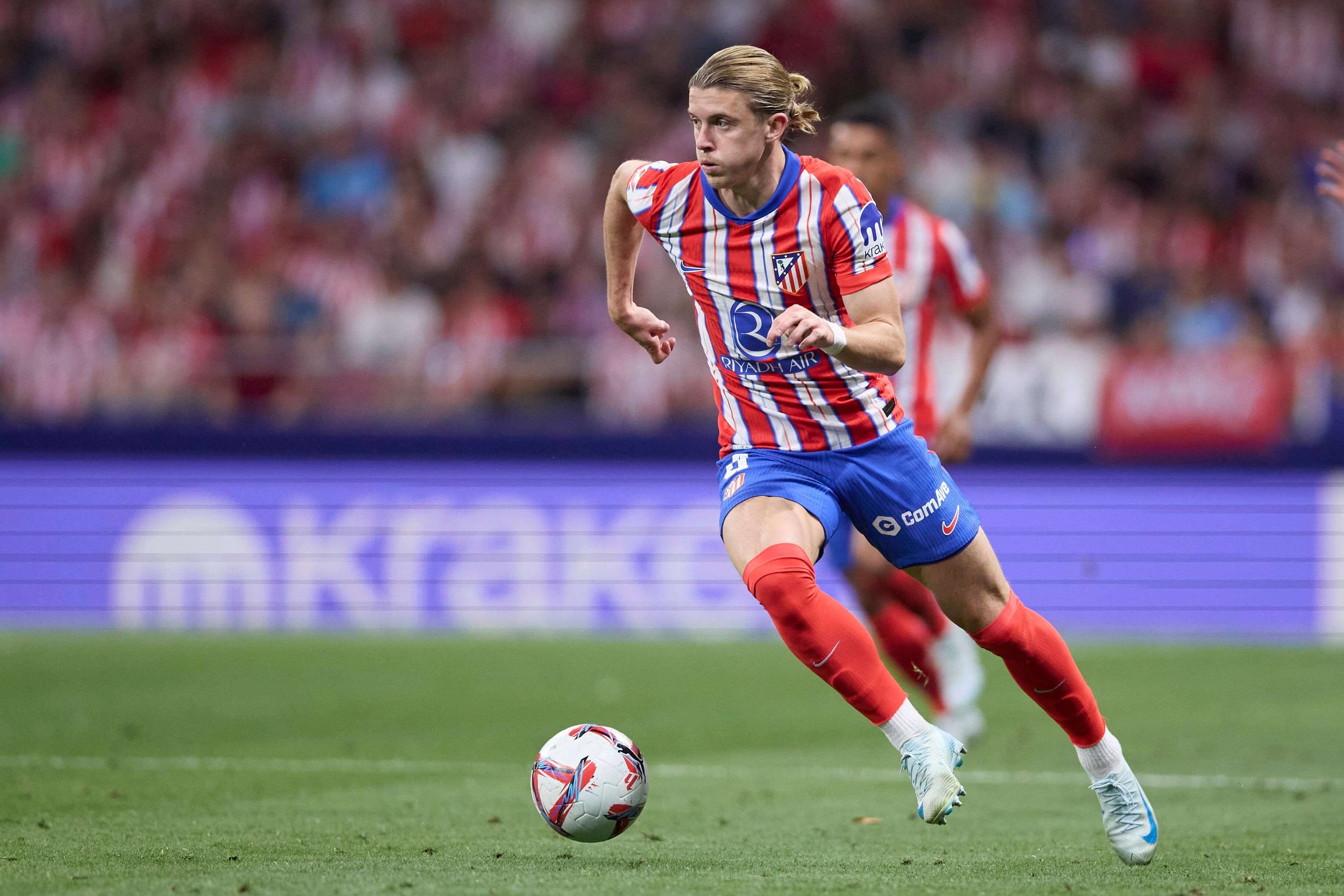  Conor Gallagher, en un partido del Atlético de Madrid.