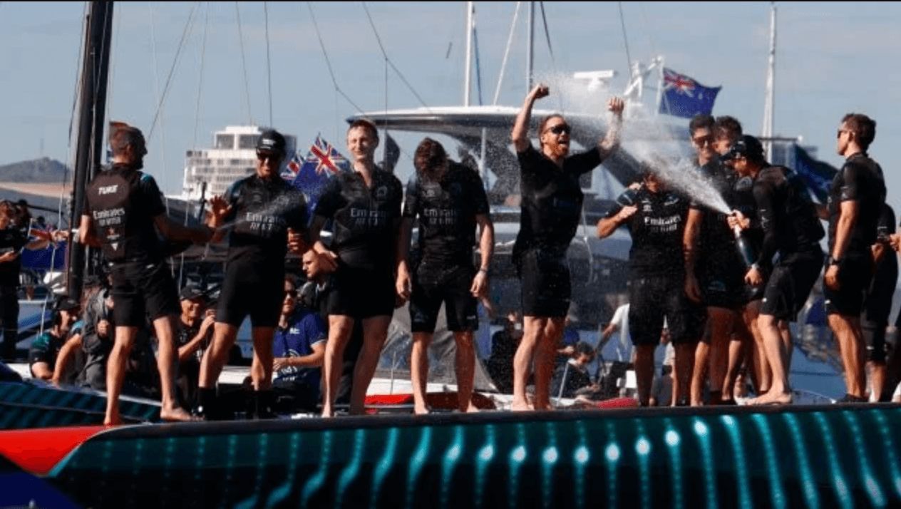 Copa América. Team New Zealand campeón