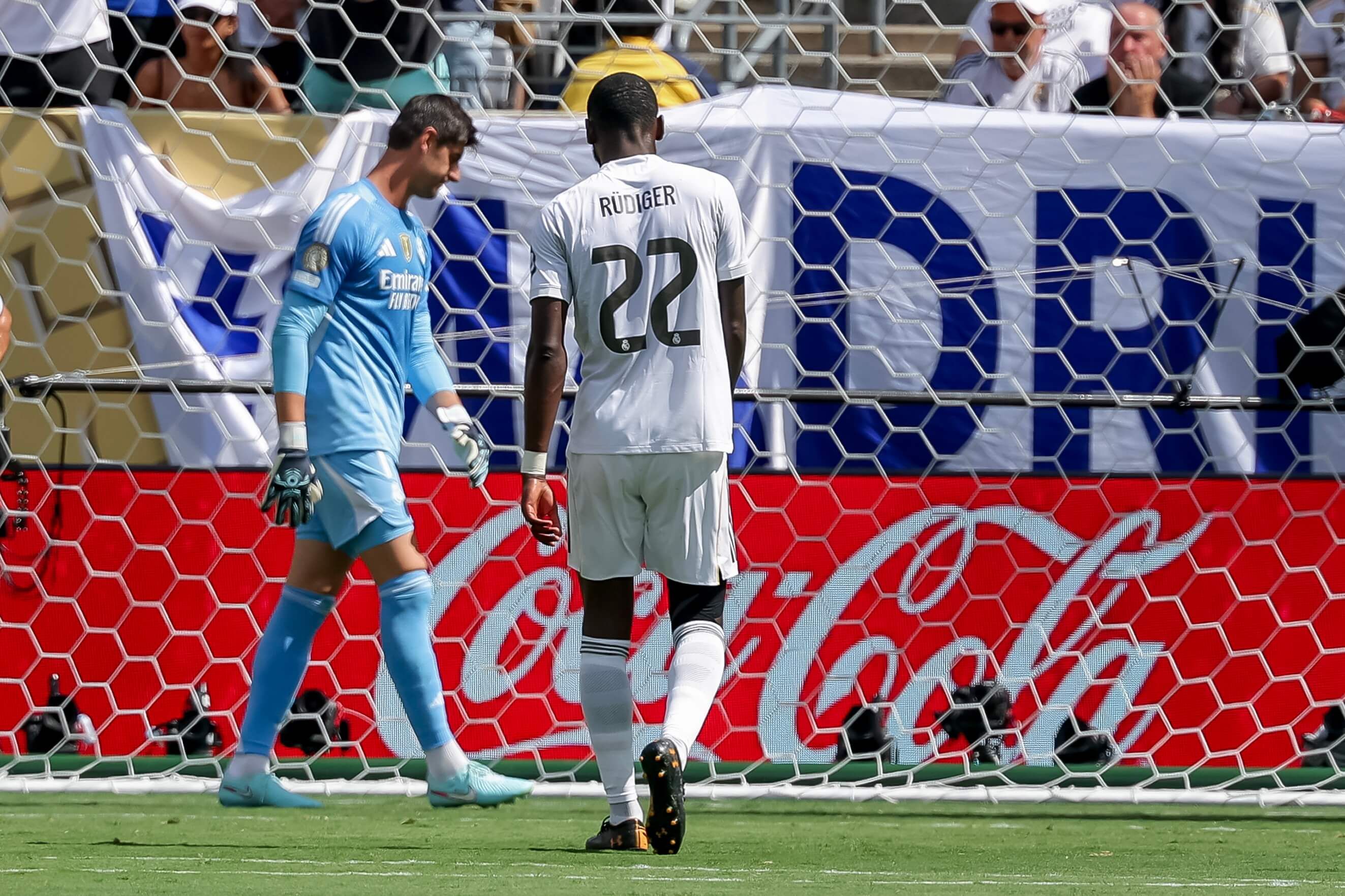 Courtois y Rüdiger, ante el PSG