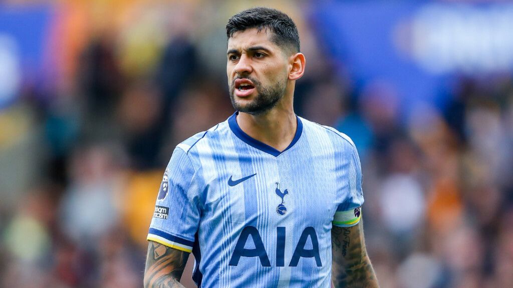  Cristian Romero, en un partido del Tottenham (Cordon Press)