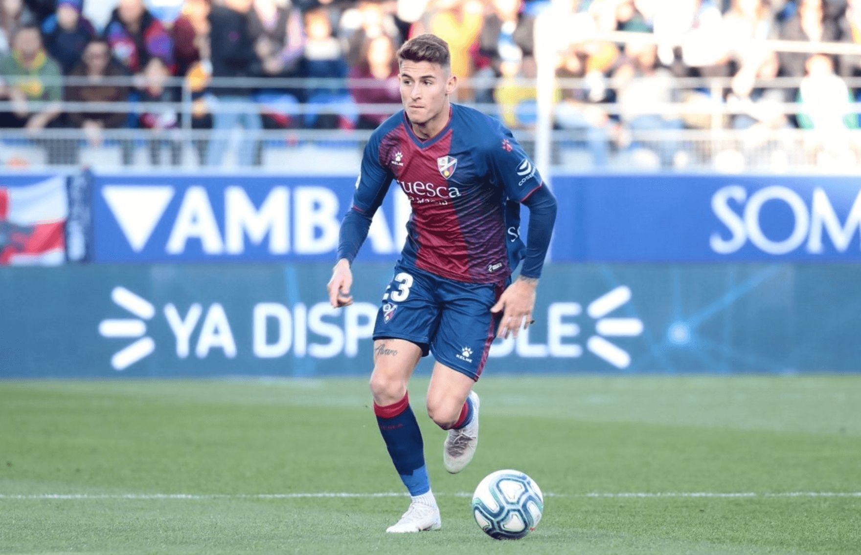  Dani Raba en el Huesca