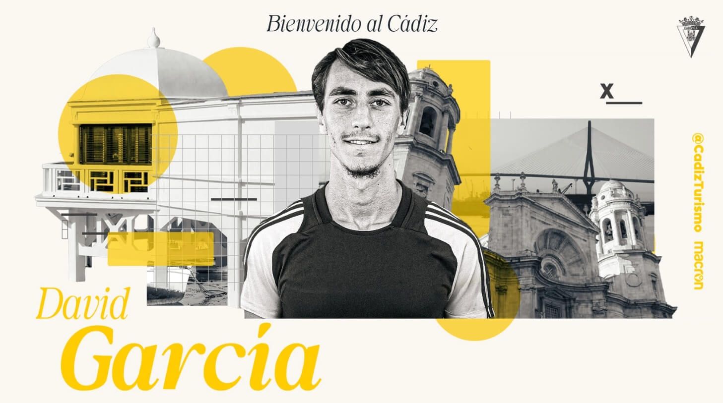  David García, nuevo jugador del Cádiz.