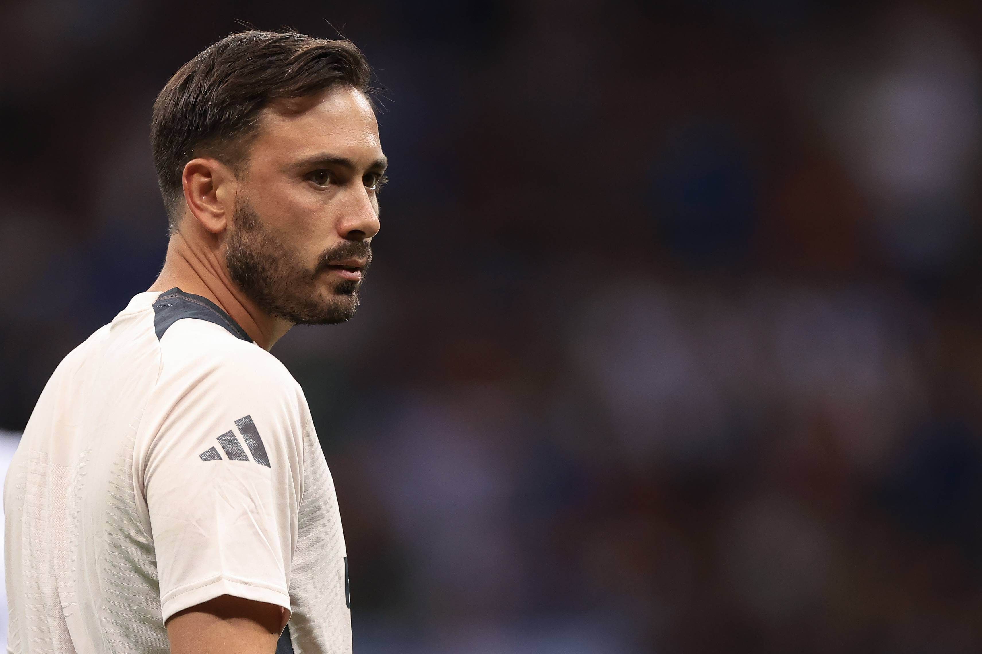 Davide Ancelotti, durante un entrenamiento del Real Madrid.