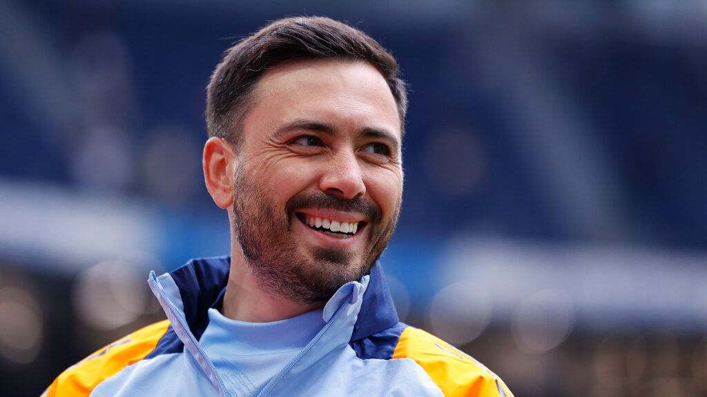 Davide Ancelotti, en un partido con el Real Madrid.