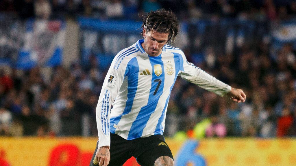  Rodrigo de Paul durante un partido con Argentina (Fuente: Cordon Press)