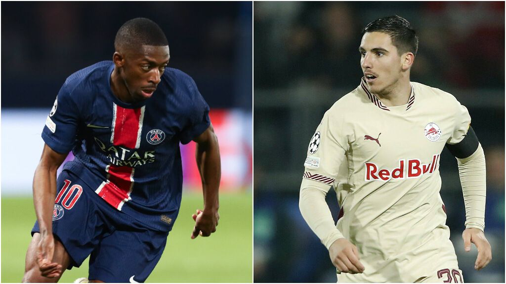  Fotomontaje de Dembélé y Oscar Gloukh (Fuente: Cordon Press)