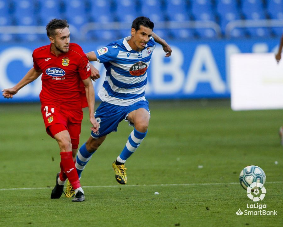Un lance del Dépor-Fuenlabrada
