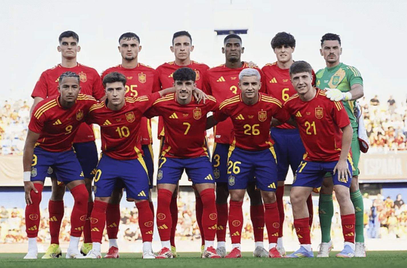 Diego López con la sub 21