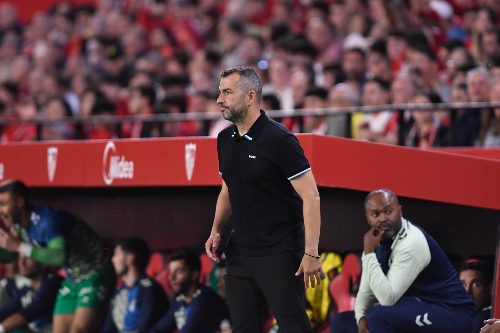  Diego Martínez, durante el Sevilla-Las Palmas.