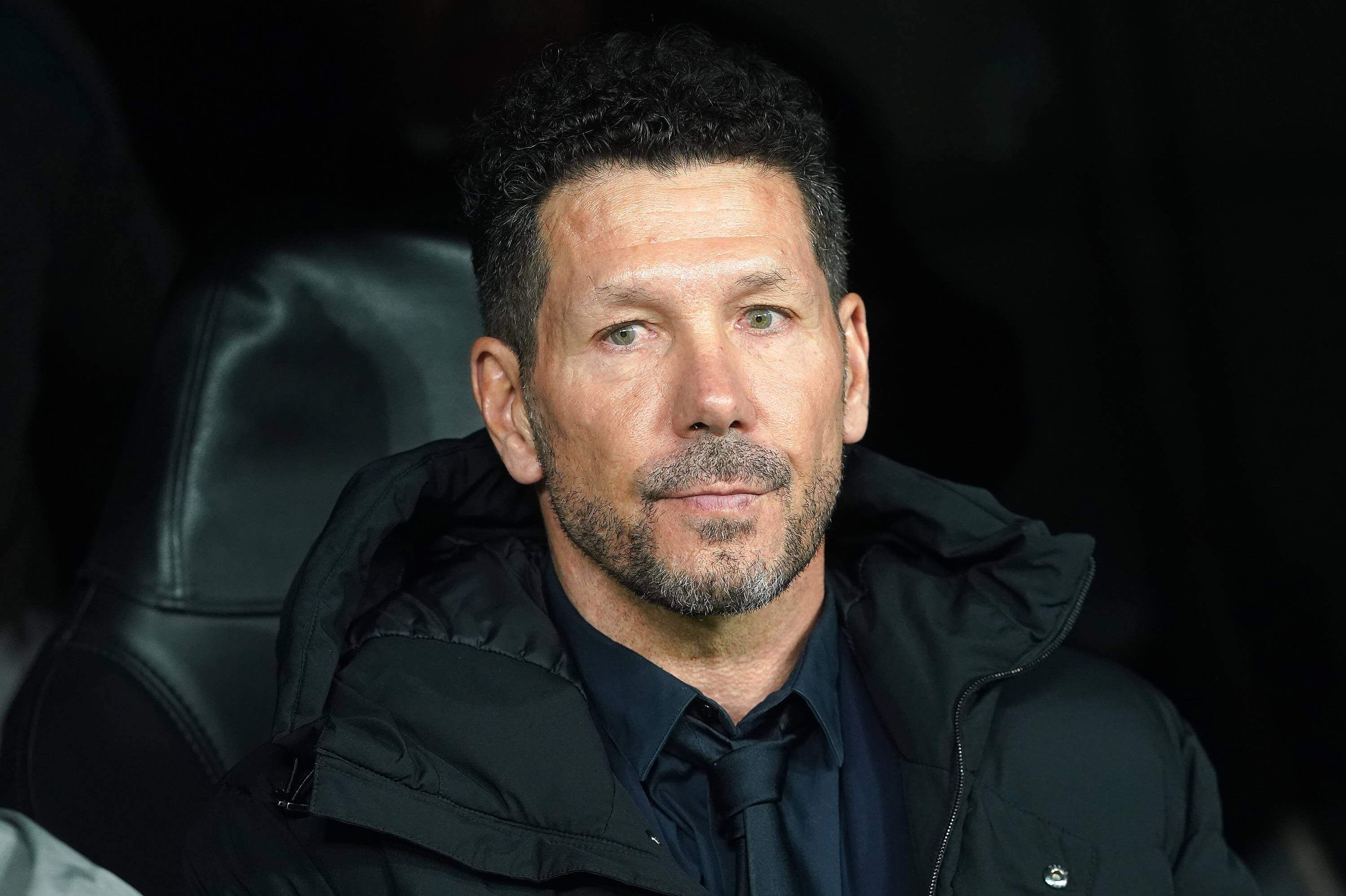  Diego Pablo Simeone, en el derbi del Bernabéu.