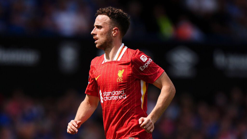 Diogo Jota durante un partido con el Liverpool (Fuente: Cordon Press)