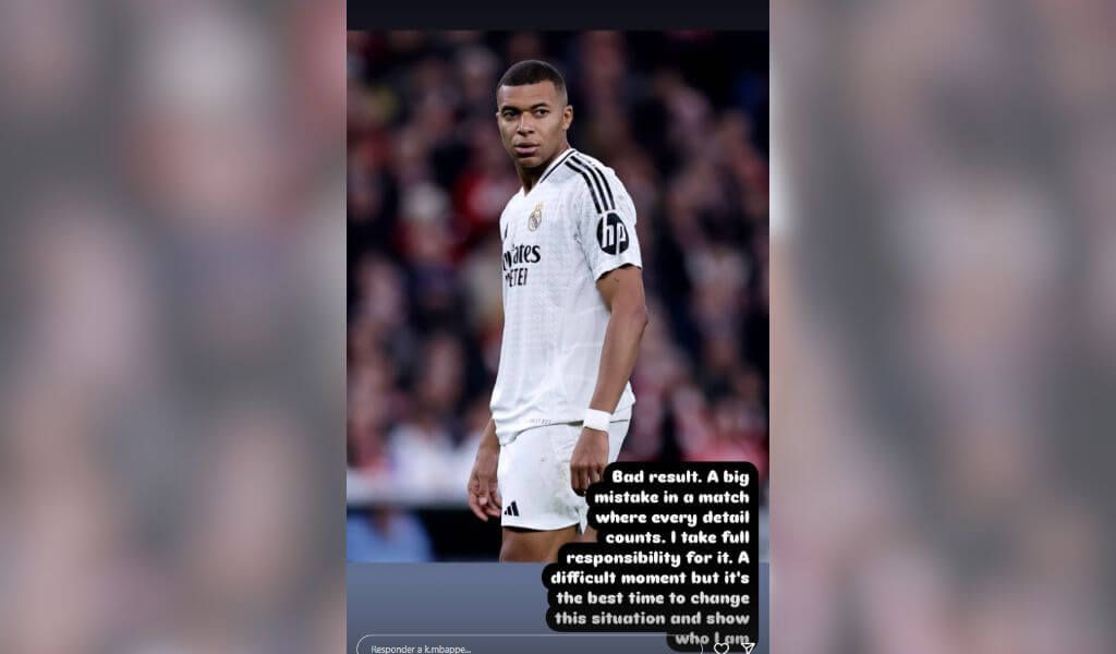  El mensaje de Kylian Mbappé tras la derrota en San Mamés