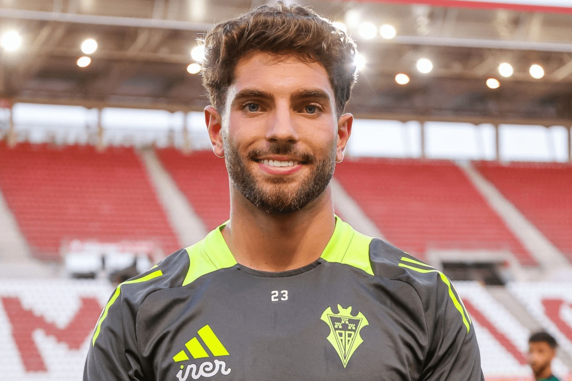  Javi Rueda, con la camiseta del Albacete.