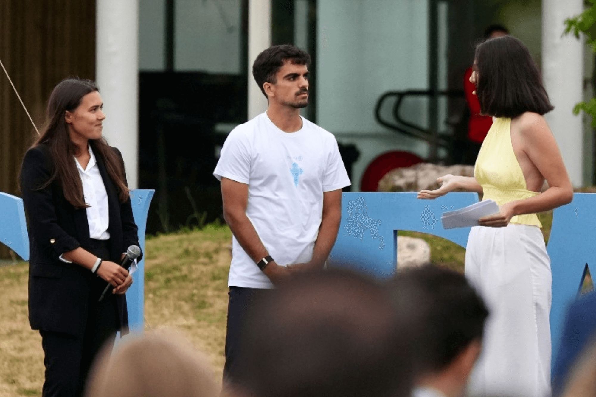  Lara Álvarez y Damián Rodríguez.