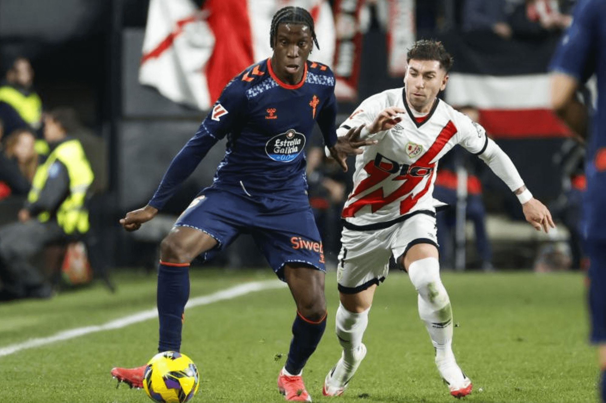  Ilaix Moriba en Vallecas.