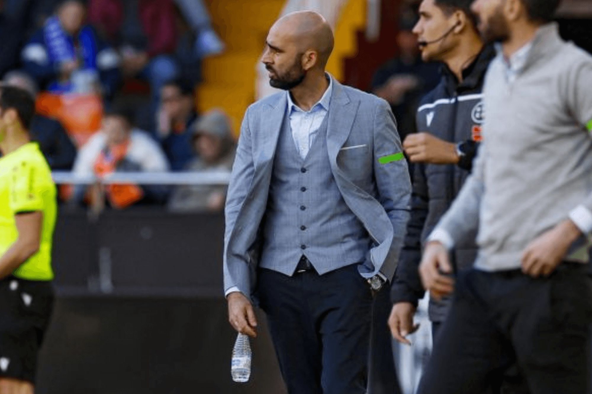 Claudio Giráldez en Mestalla (Foto: LaLiga).
