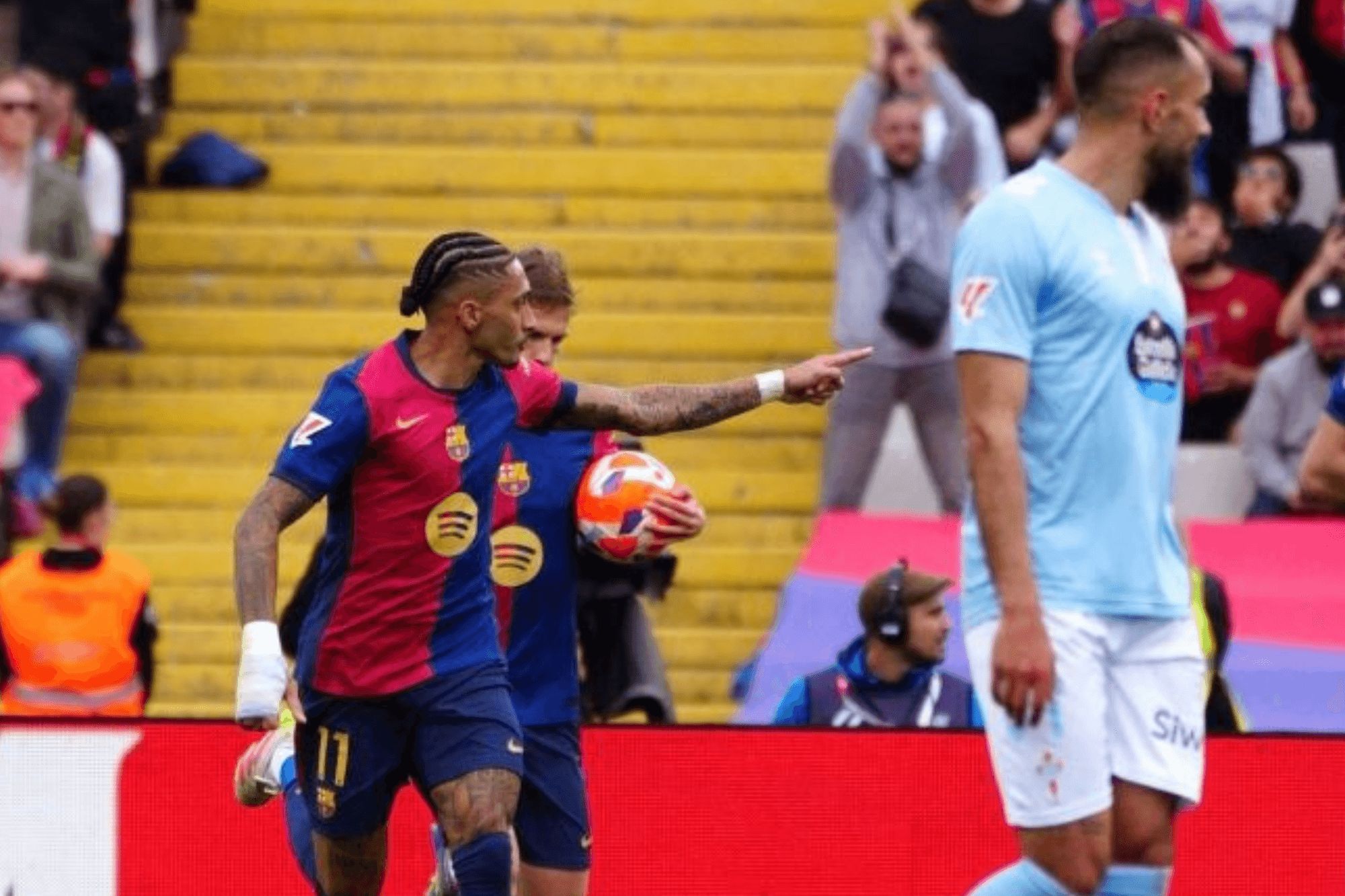  Gol de Raphinha ante el Celta.