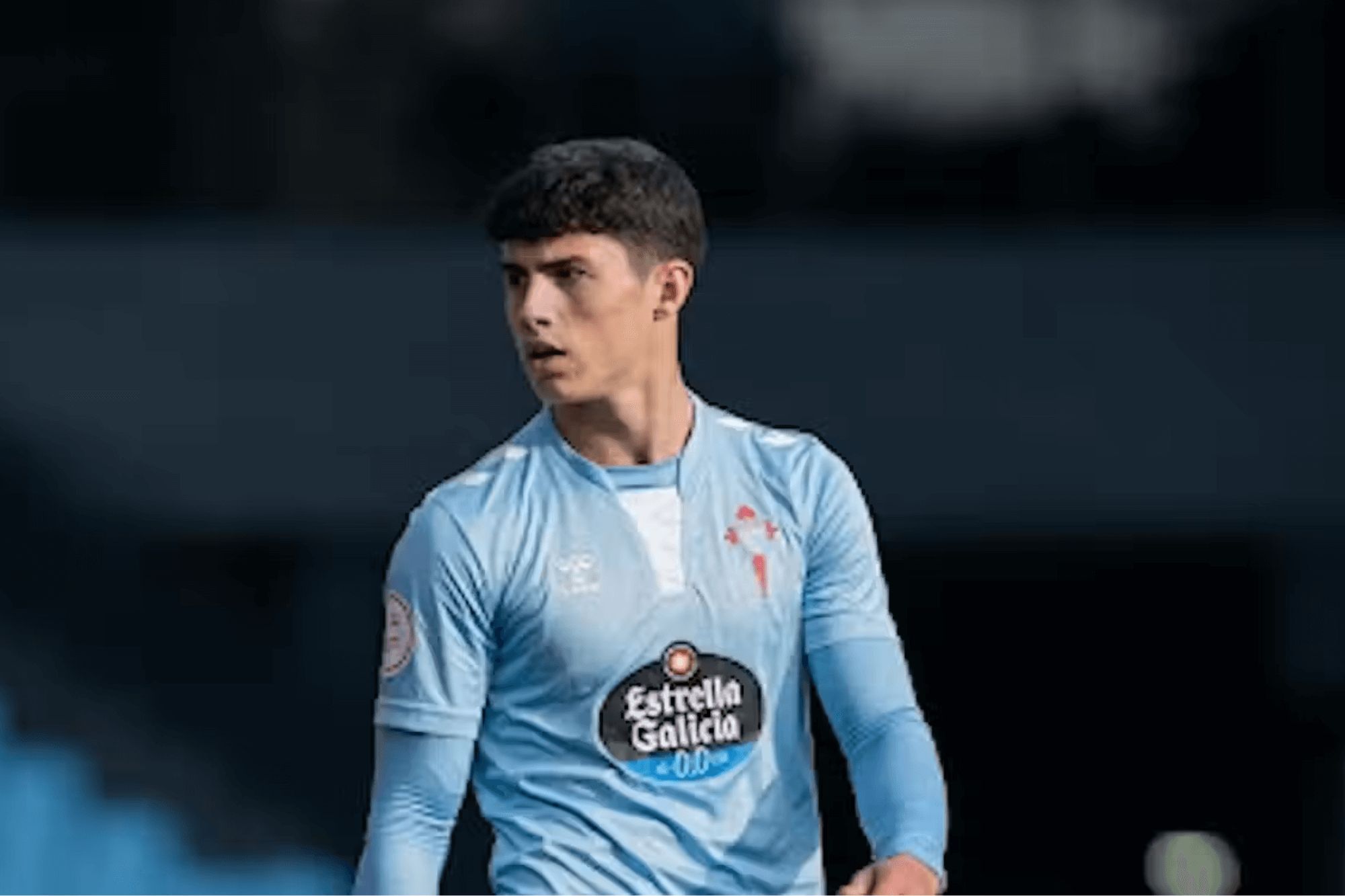  Andrés Antañón con el Celta Fortuna.