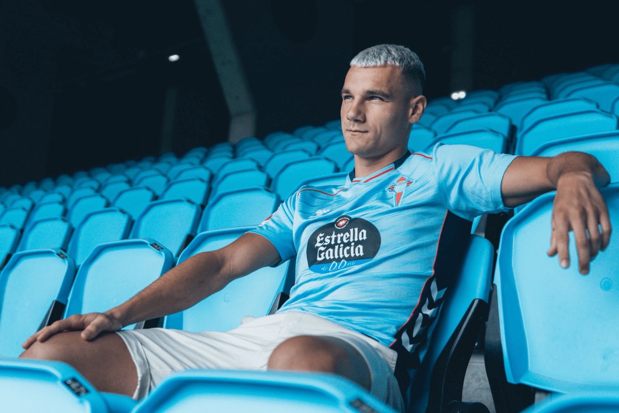 Ferrán Jutglà en Balaídos.